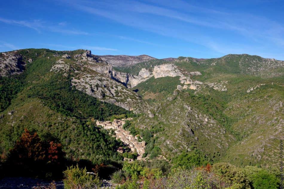 La Maison De La Traverse Saint-Guilhem-le-Desert Esterno foto